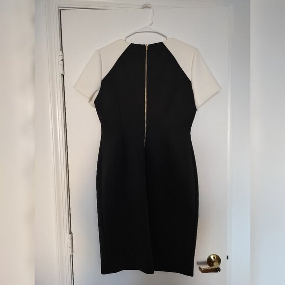 Calvin Klein Women's Black & White Dress Size 12 - Picture 3 of 3